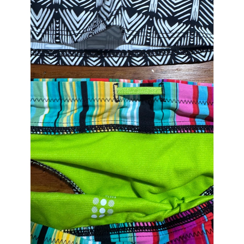 Title Nine Tankini Swimsuit Set Women Medium Multicolor Geometric Stripe 2 Piece - Picture 8 of 10